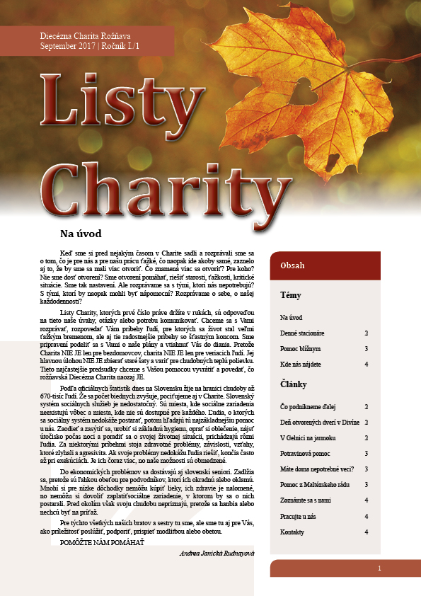 Listy Charity